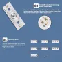 3V 6V Concave Convex Lens LED Lamp Beads LCD TV Convex Mirror Concave Mirror Universal LED Lamp Beads