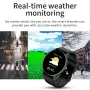 LIGE 1.28 inç HD Ekran Kalp Atış Hızı Kan Basıncı Kan Oksijen Monitörü Uyku İzleme Çoklu Spor Modları Müzik Çalma IP67 Su Geçirmez Akıllı Saat