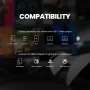 Kacamata AR Cerdas XREAL Air 2 dengan Layar yang Dapat Dipakai 130'' 120Hz 1080P Penyesuaian Pelipis 3 Posisi 72g Kenyamanan Sepanjang Hari Kacamata Proyeksi Cerdas untuk Bermain Game/Streaming/TV/Proyektor/Monitor