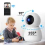 Telecamera di sorveglianza 1080P Telecamera WIFI Telecamera di sicurezza domestica Telecamera interna WIFI Baby monitor Audio Video Controllo APP