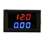 5 adet nMini Dijital Voltmetre Ampermetre DC 100V 10A Voltmetre Akım Ölçer Test Cihazı Mavi + Kırmızı Çift LED Ekran