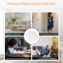 NEO Tuya WiFi 24G MmWave Radar Smart Human Presence Sensor with Illumination Detector Support Wired Light Switch 95-250V