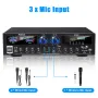 SUNBUCK AV555BT 4000W 5CH Ev Amplifikatörleri Bas Ses Gücü bluetooth Dijital Amplifikatör Hifi FM USB SD Subwoofer Hoparlörler için