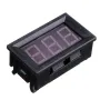 5Pcs 0.56 Inch Mini Digital LCD Indoor Convenient Temperature Sensor Meter Monitor Thermometer with 1M Cable -50-120℃ DC 5-12V