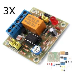 3 Adet DIY Işıkla Çalışan Anahtar Kiti Işık Kontrol Anahtarı Modül Kartı Fotoduyarlı DC 5-6V