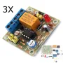 3個 DIY ライト操作スイッチキット ライトコントロールスイッチモジュールボード 感光性 DC 5-6V