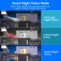 Hiseeu 3MP/5MP PTZ IP Camera Outdoor Security AI Human Detection H.265X Wireless WiFi Video Surveillance Cameras iCsee P2P