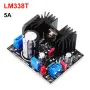 LM317T LM338T LT1083CP Adjustable DC Power Supply Board 1.5V-30V 1.5A 5A 7A AC DC Input LED Indicator
