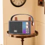 YS-603 bluetooth 5.3 Speaker Portable Speaker with Microphone HiFi Stereo Surround Bass Sound Dual DSP Chip Voice Change Noise Cancelling Outdoors Portable Karaoke Speaker