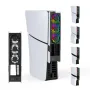 JYS JYS-P5228 per console PS5 Pro/PS5 Slim Ventola di raffreddamento posteriore con luce RGB Controllo intelligente della temperatura Ventola di dissipazione