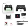 GameSir T3 Pro Tri-mode RGB Wireless Game Controller with Hall Effect Trigger bluetooth Joystick Gamepad with Charger Dock Six-axis Gyro HD Rumble Motors Retractable Back Butoons Tactile Micro Switch D-pad for PC Switch IOS Android
