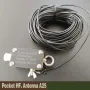 Upgraded Pocket Antenna A25 1-30MHz Shortwave Antenna Radio Inverted V Antenna Shortwave Antenna N0HF