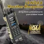 Baofeng UV32 10W GPS Walkie Talkies Sand Color Custom Two Way Radio Multi-Band Bluetooth APP Programming Tri-Power 2.0\ TFT Screen NOAA Weather Reception