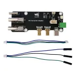 Raspberry Pi 5/4B Micro HD to HD Multifunctional Adapter Board All Ports To Pi's USB SideEasy Adapter Micro HD to HD 4K Board