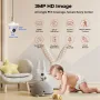 Guudgo Tuya 3MP WiFi Blub Camera Wireless PTZ IP Cam Color Night Vision Motion Detection Two-way Talk Outdoors Security Cameras APP Phone Control