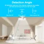 Tuya WiFi/Zigbe Human Presence Detector Smart Human Body PIR Sensor Radar Detector Motion Sensors Support Home Assistant