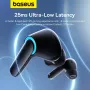 Fones de ouvido Baseus AeQur TWS Bluetooth V5.3 25 ms de baixa latência A+C com conexão dupla, áudio espacial 3D e som 360º