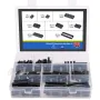122Pcs IC Socket Assortment Kit 2.54mm Pitch 6-40 Pin DIP Sockets for PCB Prototyping and Breadboard Projects