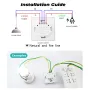 Wall-mounted Smart IR Light Switch Wave Infrared Sensor No Need Touch Tempered Glass Panel Switch Neutral Wire Needed