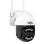 Hiseeu 4MP+4MP Dual Lens Wifi PTZ IP Camera 2.8+12mm 8X Zoom CCTV Video Surveillance Camera Color Night Vision Ai Human Cam