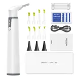 Wireless Otoscope Ear Camera 3.9mm 1080P HD WiFi Ear Scope with 6 LED Lights for Kids and Adults Support Android iOS Phone