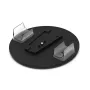 HC-A3777 for PS5/PS5 Slim Host Charger Dock Dual Game Controller Magnetic Charging Stand with RGB Light