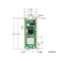 Raspberry Pi Pico 2W Microcontroller RP2350 Dual-Core Cortex-M33 Hazard3 RISC-V 2.4GHz Wi-Fi Bluetooth 5.2 Development Board