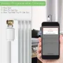 MoesHouse TV02/TV05 Tuya ZigBe Radiador Atuador Válvula Termostato Inteligente Controlador de Temperatura Sensor Externo TRV Controle de Voz Alexa Google Assistant