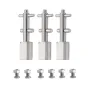 Suis Kecondongan Bersalut Chrome Matte 3 Keping dengan Butang untuk Studer Revox B77 PR99