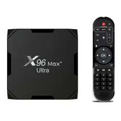 X96 Max Plus Ultra TV Box Android 11 Amlogic S905X4 Supporto AV1 8K Doppio Wi-Fi BT Lettore multimediale Youtube 4 GB 64 GB