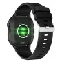 QX11 1.96inch HD Screen bluetooth Call Heart Rate Blood Pressure Blood Oxygen Monitor Sleep Monitoring Breathing Exercise Female Menstrual Cycle 100+ Sport Modes Music Playback 3ATM Waterproof Smart Watch