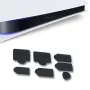 7Pcs/set Silicone Dust Plug for PS5 USB HDMI LAN Interface Anti-Dust Cap Cover Game Console Accessories