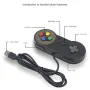 レトロスタイル USB ゲームパッド コントローラー PC Raspberry Pi 用 高感度 プラグアンドプレイ WINDOWS98/2000/ME/XP RetroPie ゲーム SNES/NES コントローラーをサポート