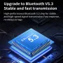 SHINECON QH-008 OWS bluetooth 5.3 Earphone 16.2mm Dynamic HiFi Stereo ENC Noise Cancelling IPX7 Waterproof Digital Display Sports Earhooks Earphone
