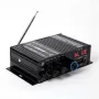 AirAux AK380 Kablosuz Amplifikatör 800W MAKSİMUM Çıkış 2.0 Kanal Hi-Fi Sınıf D bluetooth V5.0 Uzaktan Kumanda FM Anten Entegre Mini Güç Amplifikatörü Araba Ev Bar Partisi için