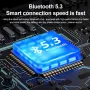 Under Pillow bluetooth Speaker Pocket Bone Conduction Sound Box HiFi Stereo LED Digital Display Support TF Card Playback White Noise Sleep-improval Wireless Soundbar