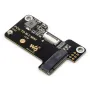 Raspberry Pi 5 PCIe to M.2 Mini Adapter Board Supports NVMe Protocol M.2 Solid State Drive High-speed Reading/Writing