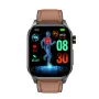 ET580 Schermo AMOLED HD da 2,04 pollici Misurazione della composizione del sangue ECG Elettrocardiogramma Chiamata Bluetooth Frequenza cardiaca Pressione sanguigna Monitoraggio SpO2 Funzione ECG Sifilide Glicemia non invasiva Modalità multi-sport Riproduz