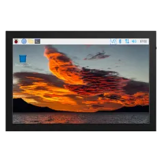 10.1インチ Raspberry Pi HDMI 静電容量式タッチスクリーン IPS ディスプレイ（Raspberry Pi 3B+/4B 用ケース付き）