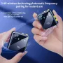 F9 1-to-1/1-to-2 2.4G Wireless Collar Clip Microphone 360° Omnidirectional Radio Built-in DSP Chip Clip-on Lapel Mic for Video Recording