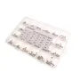 480pcs Monolithic Ceramic Capacitor Assortment Kit 10pF-10uF 50V Fixed Capacitors High Temperature ±10% Tolerance Ideal for Electronics Projects and Repairs