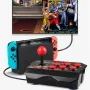 DATA FROG 4 em 1 joystick de arcade com fio, suporte para modo turbo, controle de jogo de luta, rocker com fio USB, suporte para saída HD para console de jogos PS3/Switch/PC/Android