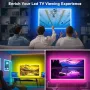 PC/TV Led Backlight RGBIC LED Strip Light with Color Picking AR Sensor App Control Music Sync 55-85 Inch Smart RGB Light for Gaming Atmosphere
