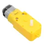 5 pezzi DC3V-6V Motore riduttore ad asse singolo per robot auto intelligente fai da te