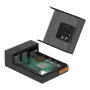 Для Raspberry Pi 5 корпус с активным охладителем улучшенная защита простая сборка идеальная посадка аргоновый поли совместим с вентиляторами охлаждения PWM