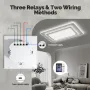 MOES Tuya WiFi 3.5 inch Smart Control Panel Screen 3 Relays 3 Physical Buttons IR Remote Control Central Controller Work with Alexa Google Assistant