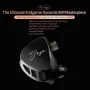 KZ HiFi In-Ear Earphones Music Monitor Earbuds Deep Bass 360° Panoramic Surround Sound 3.5mm Wired Ergonomics Headset with Mic