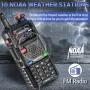 BAOFENG UV-5RH PRO Walkie Talkie 10W GPS 640 Channels Type-C Charging NOAA Weather Radio EU Plug
