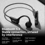 Picun T1 Bone Conduction Earbuds bluetooth Earphone 360° Panoramic Sound Low Latency IPX7 Waterproof Sports Headphones with Mic