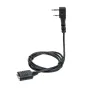 BaoFeng UV-5R BF-888s ওয়াকি টকি আনুষাঙ্গিকগুলির জন্য 1M K টাইপ 2 পিন স্পিকার মাইক হেডসেট ইয়ারপিস এক্সটেনশন কর্ড কেবল